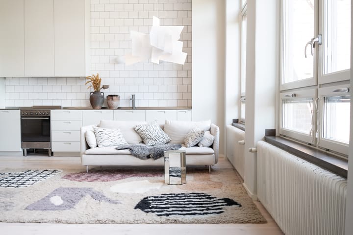 Picnic wollen vloerkleed - Beige, 180x270 cm - Layered