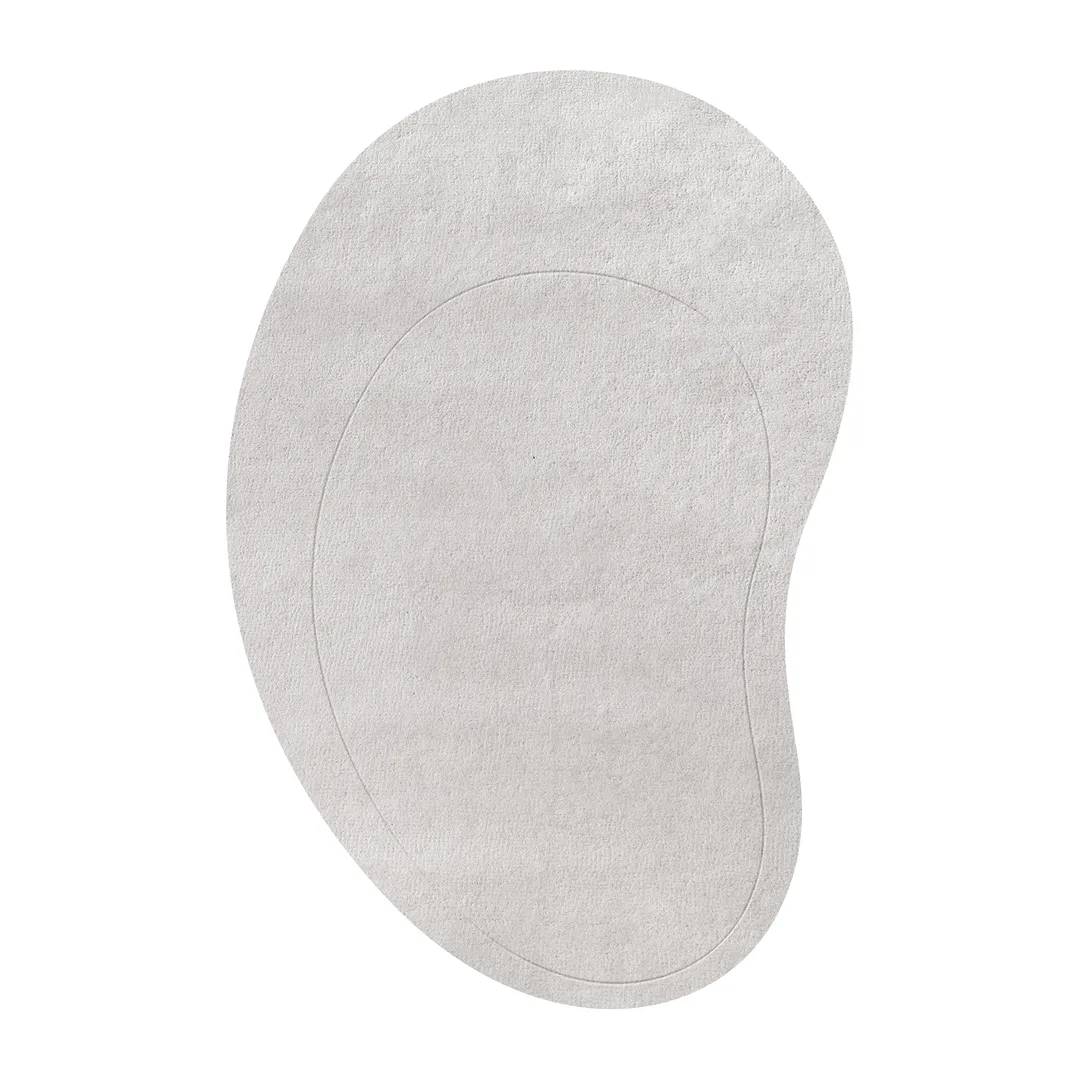 Residue wollen vloerkleed, New pearl, 235x350 cm Layered