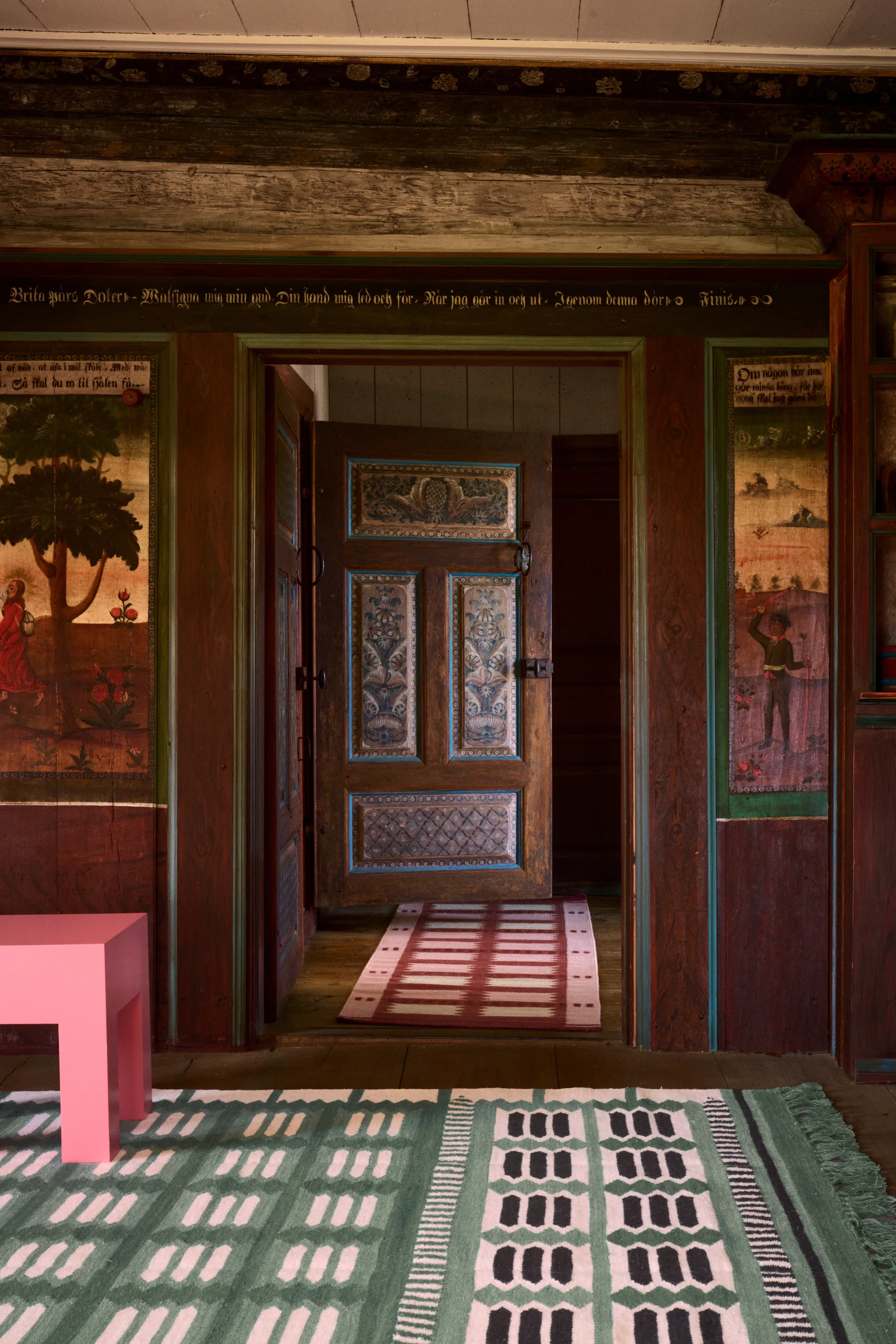 Röllakan Hilma wollen vloerkleed, Fern, 140x200 cm Layered