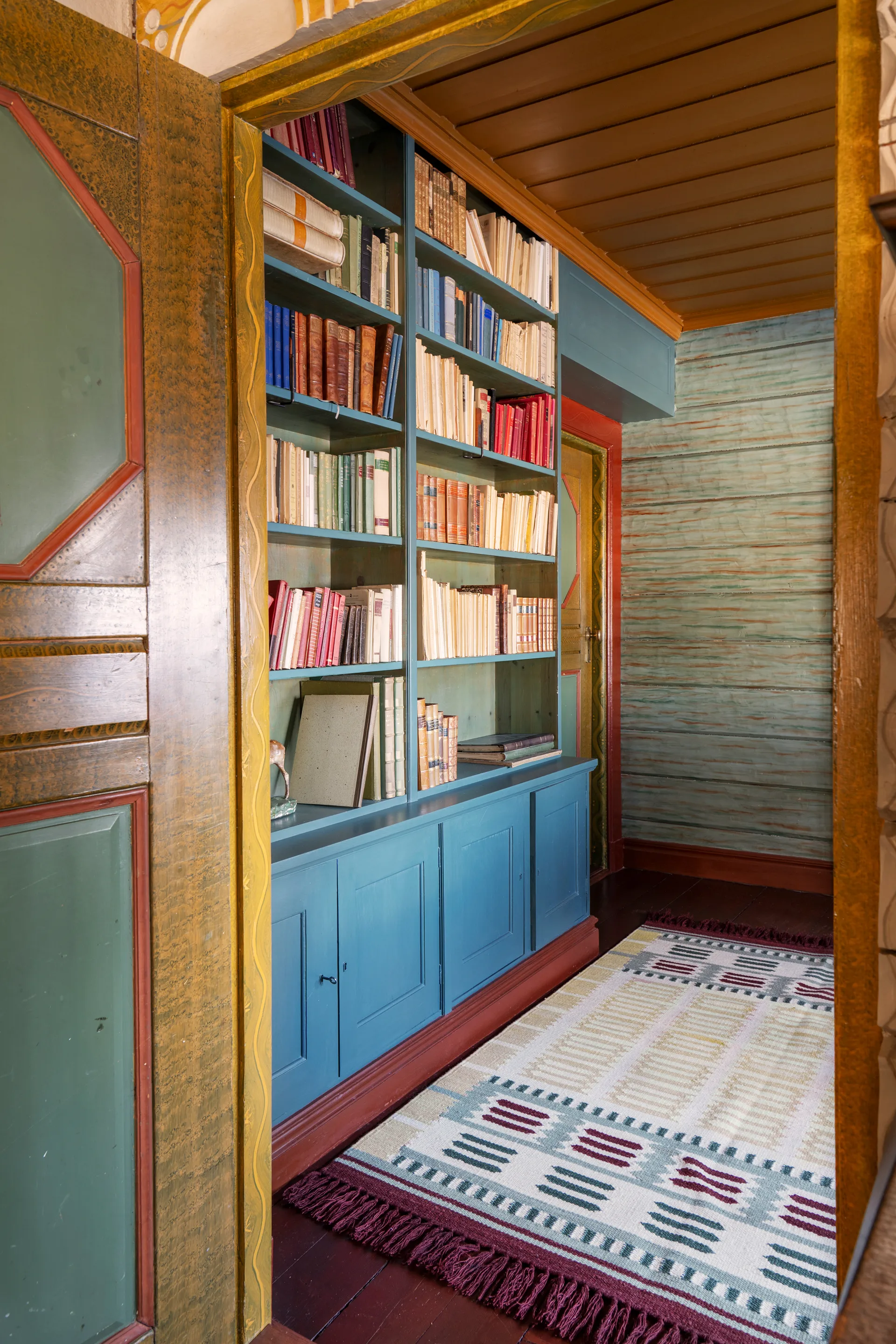 Röllakan Hilma wollen vloerkleed, Primrose, 140x200 cm Layered