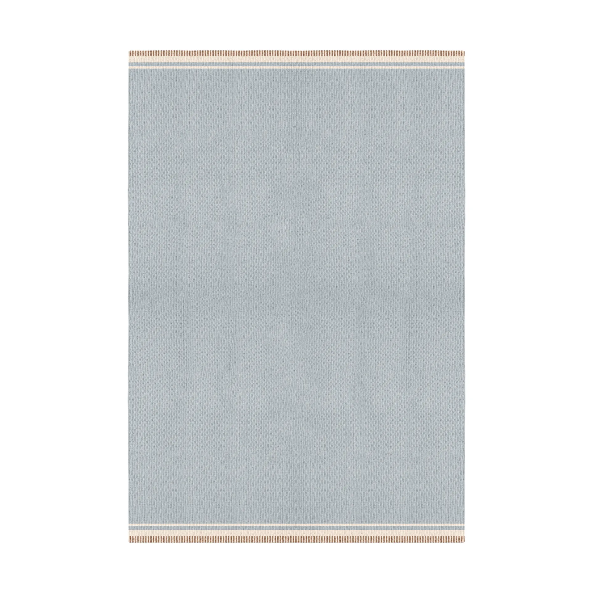 Röllakan Solid wollen vloerkleed, Sky blue, 140x200 cm Layered