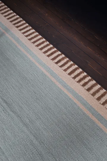 Röllakan Solid wollen vloerkleed - Sky blue, 80x300 cm - Layered