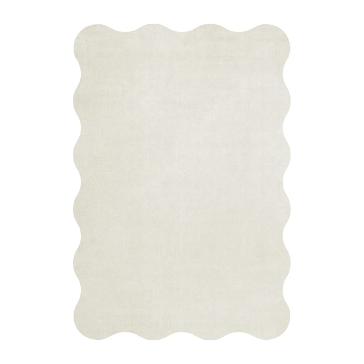 Scallop wollen vloerkleed 250x350 cm - Bone white - Layered