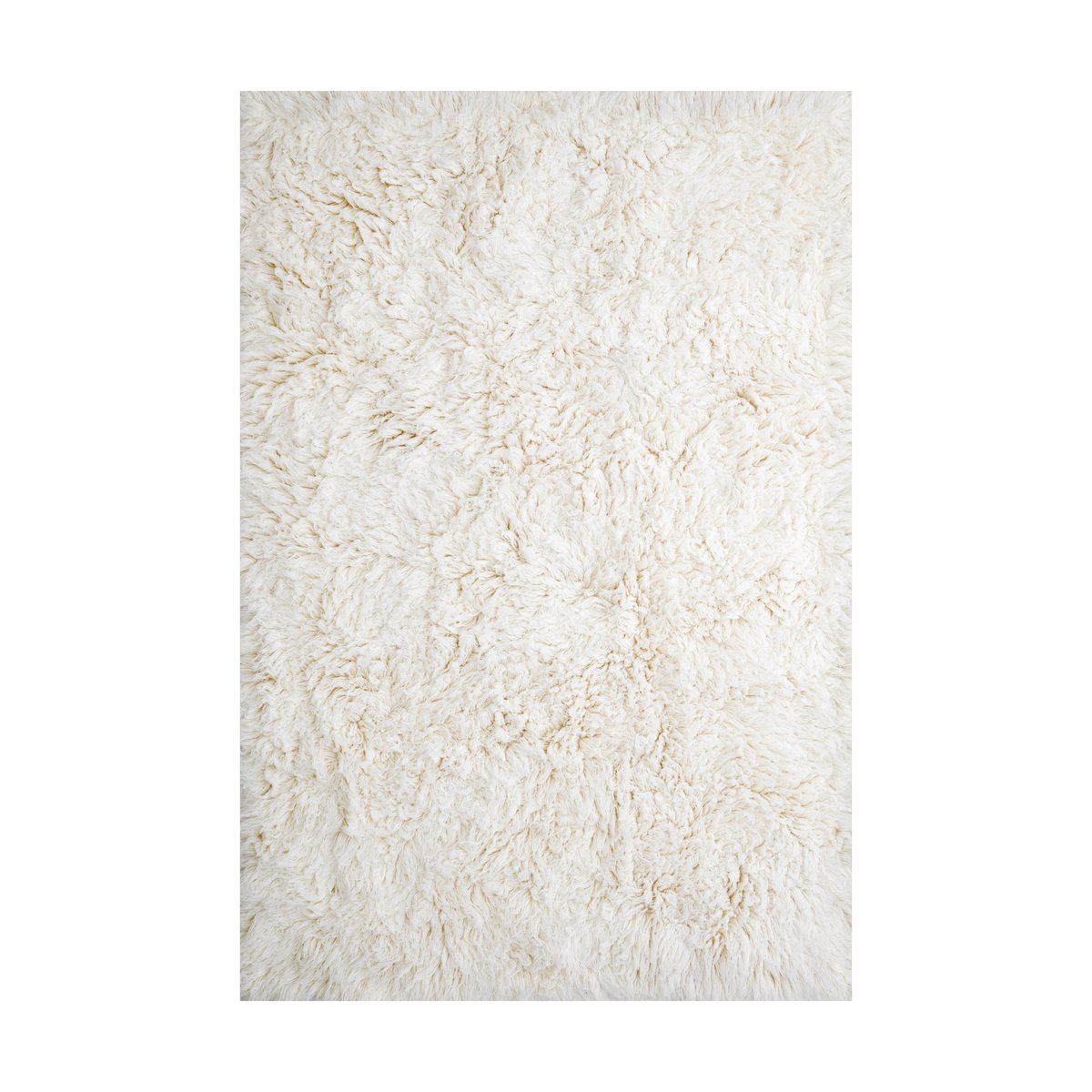 Layered Shaggy vloerkleed 200x300 cm Bone White | Scandinavisch Interieur | Wollen vloerkleden | Wit