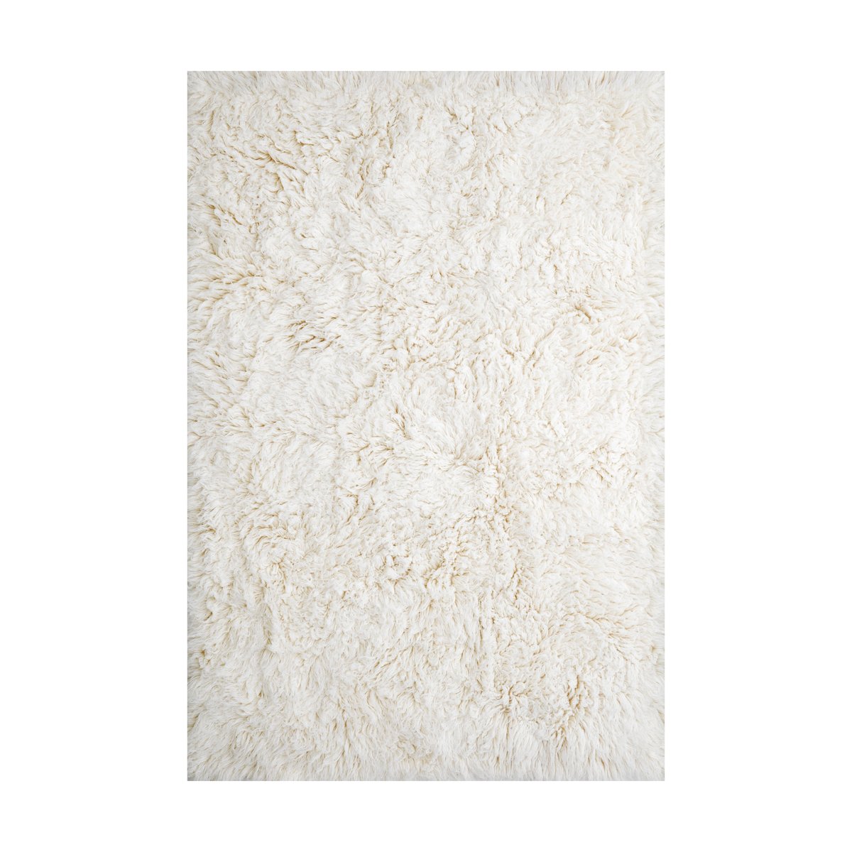 Layered Shaggy vloerkleed 200x300 cm Bone White