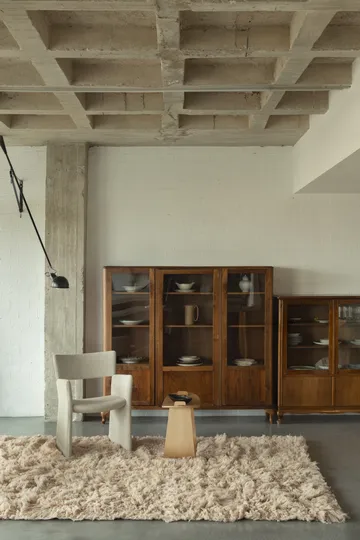 Shaggy vloerkleed 200x300 cm - Oatmeal - Layered