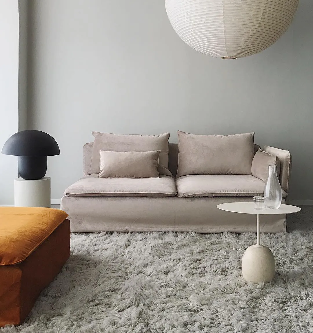 Shaggy vloerkleed 250x350 cm, Mocha melange Layered