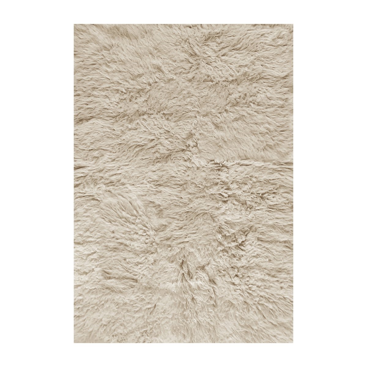 Layered Shaggy vloerkleed 250x350 cm Oatmeal | Scandinavisch Interieur | Wollen vloerkleden | Beige