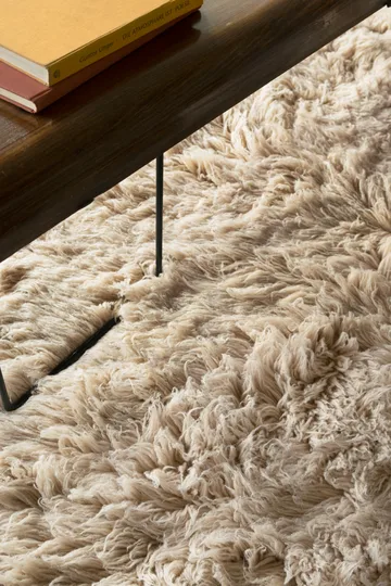 Shaggy vloerkleed 250x350 cm - Oatmeal - Layered