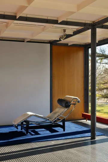 Solid Wool wollen vloerkleed - Donkerblauw, 250x350 cm - Layered