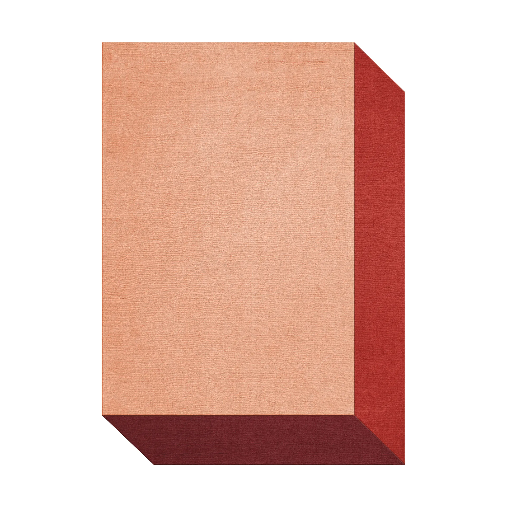 Teklan box wollen vloerkleed, Corals, 180x270 cm Layered