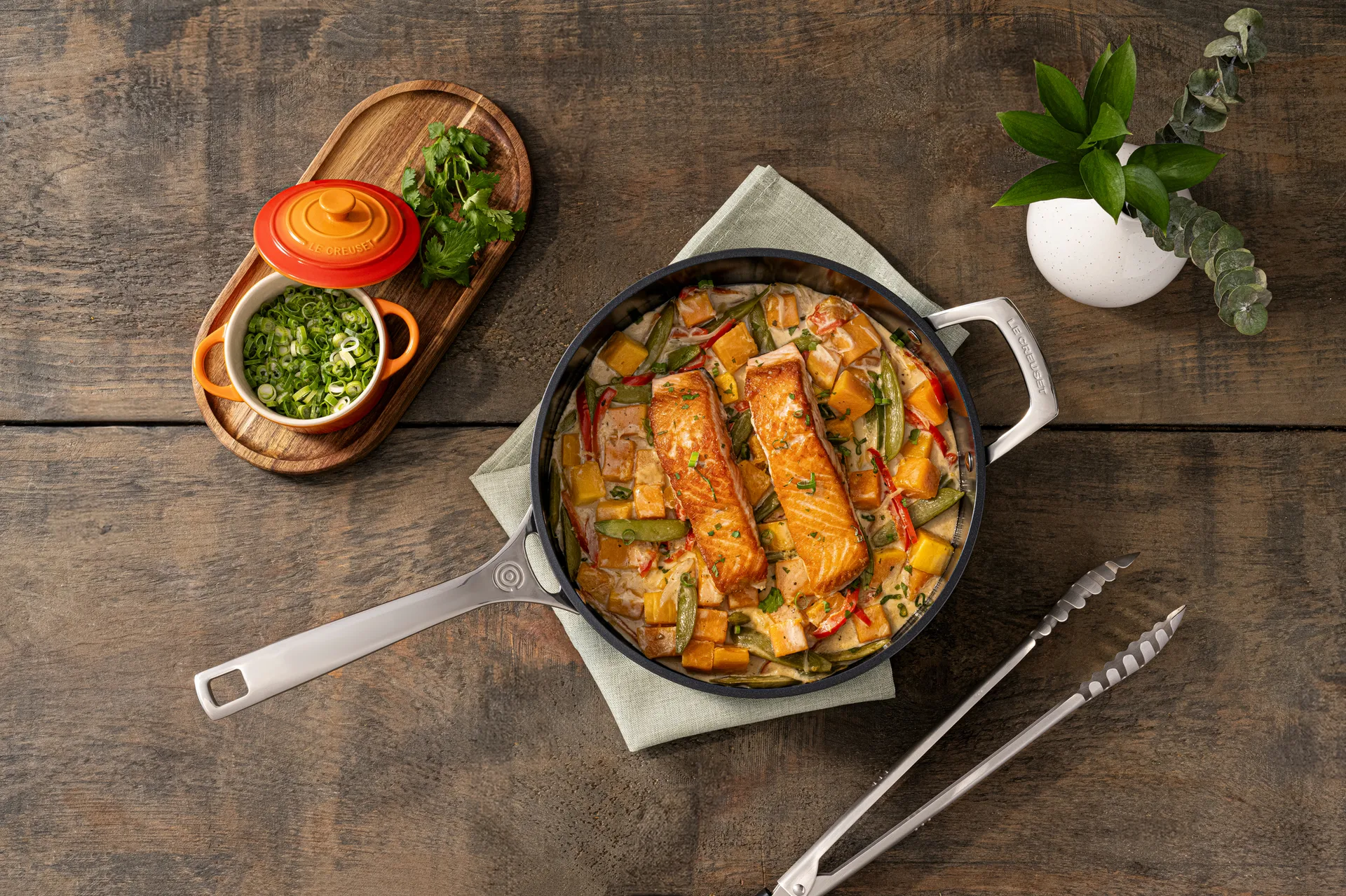 ENSC sauteerpan met glazen deksel, 26 cm Le Creuset