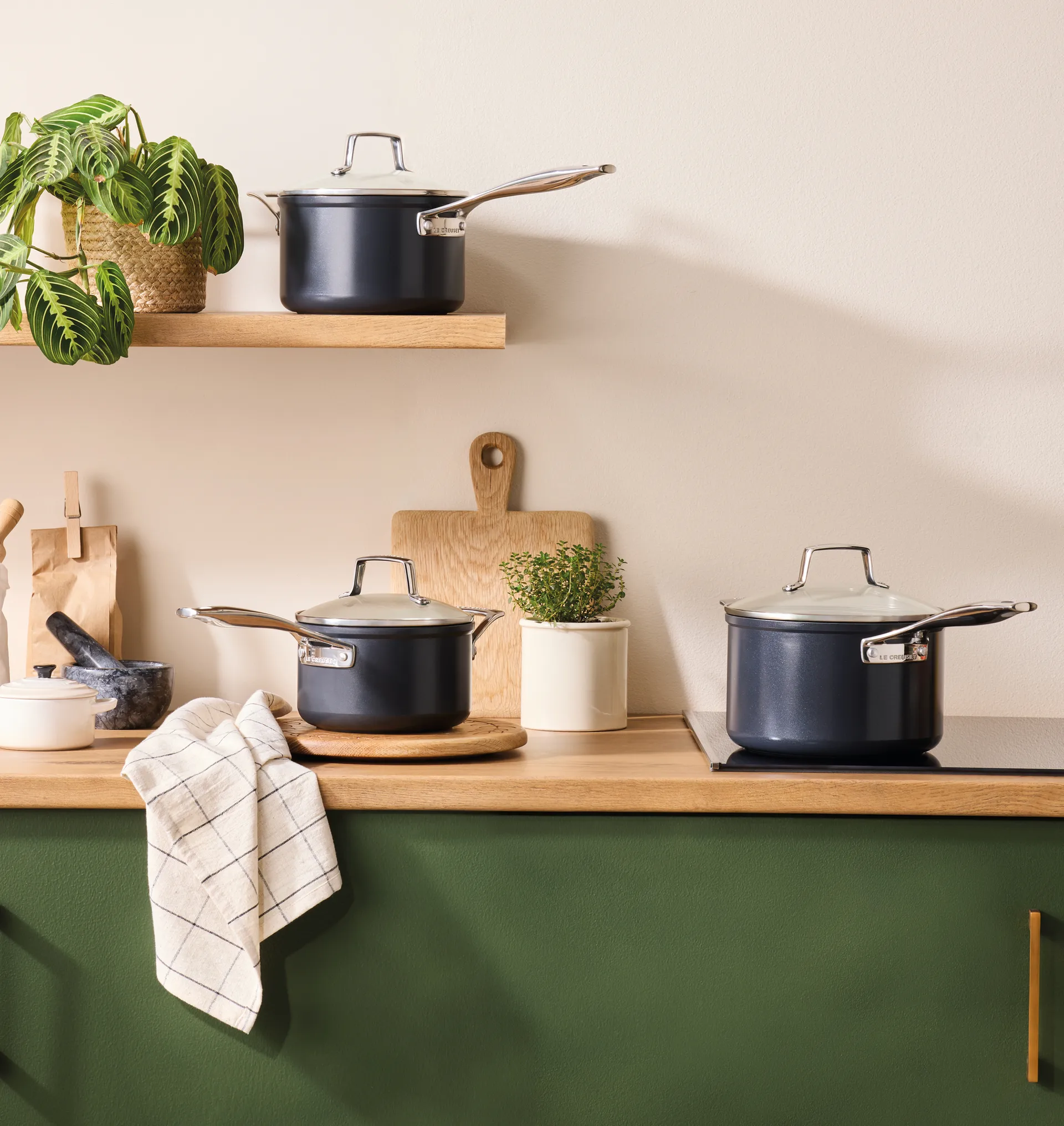 ENSC steelpan met glazen deksel, 2,8 L Le Creuset