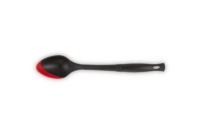 Flex serveerlepel, Cerise-zwart Le Creuset