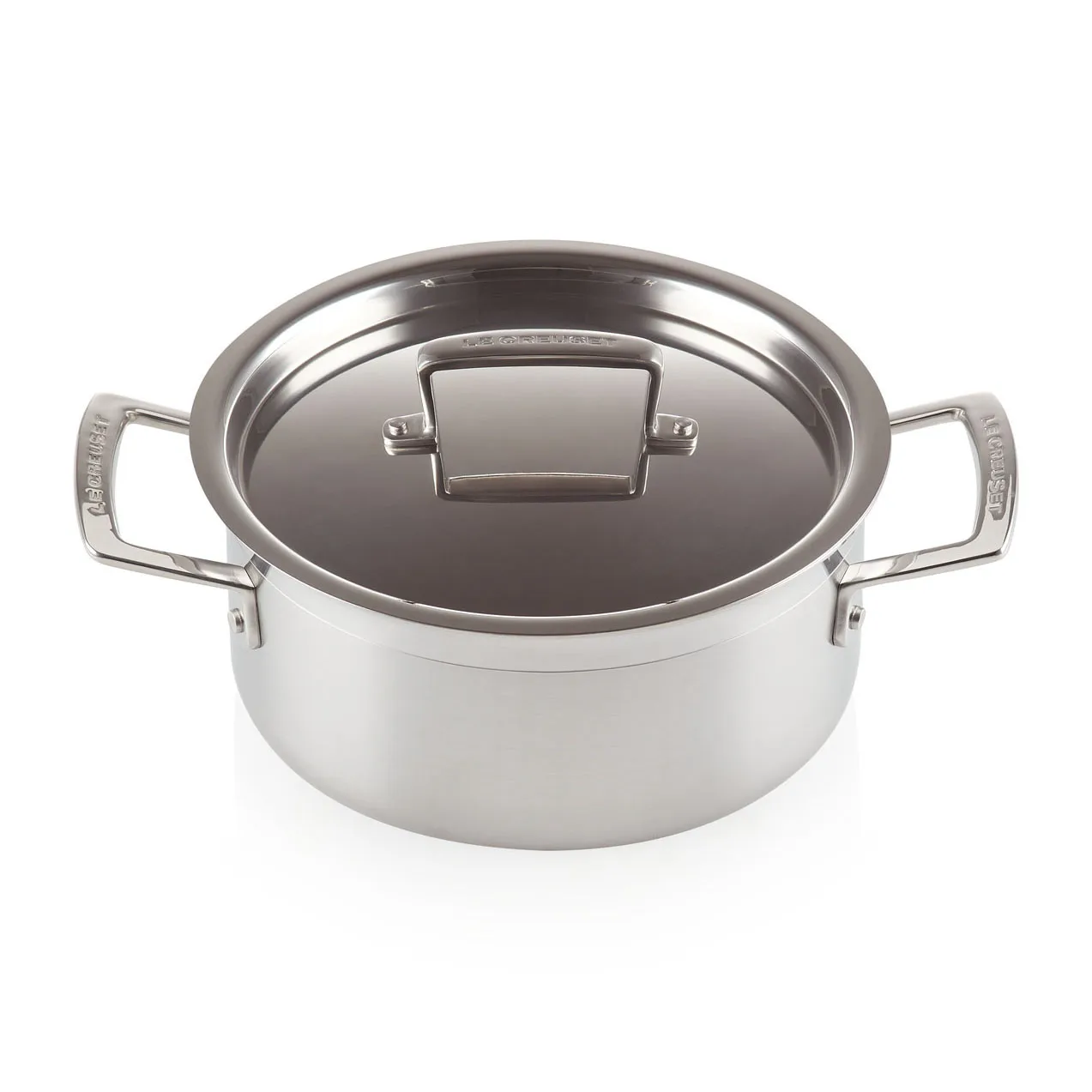 Le Creuset 3-Ply lage braadpan met deksel, 3 l Le Creuset