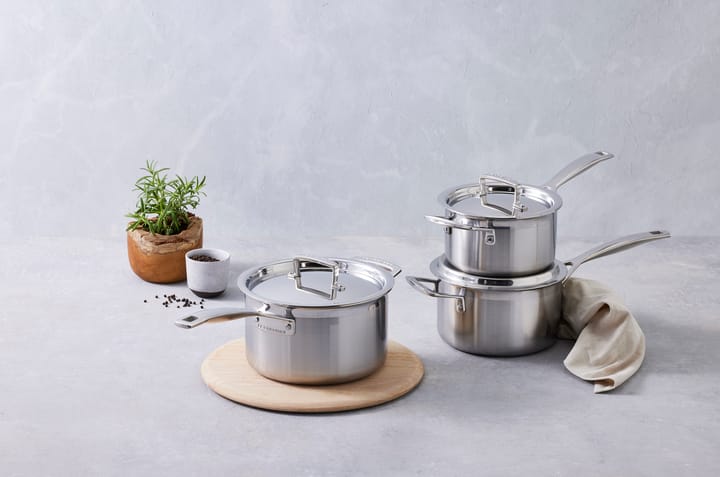 Le Creuset 3-Ply pannenset, 3-delig Le Creuset