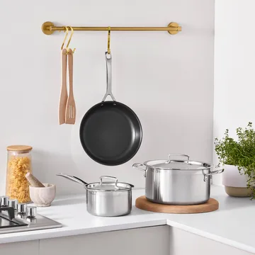 Le Creuset braad- en koekenpannenset - Roestvrij staal, 3 delen - Le Creuset
