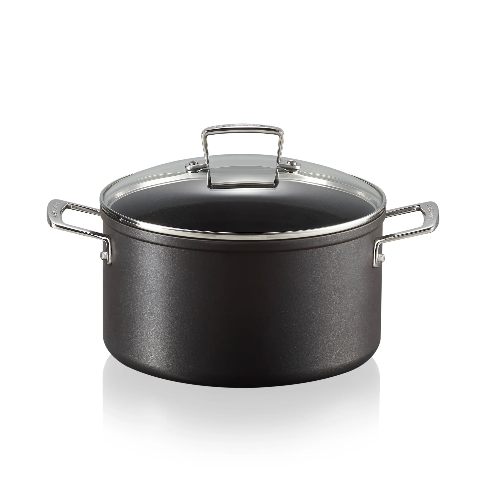 Le Creuset braadpan met glazen deksel, 3,8 L Le Creuset