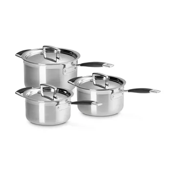 Le Creuset braadpannenset - Roestvrij staal, 3 delen - Le Creuset