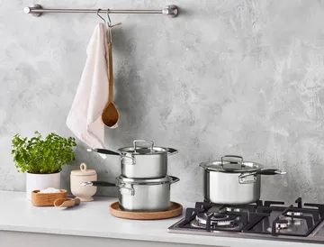 Le Creuset braadpannenset - Roestvrij staal, 3 delen - Le Creuset