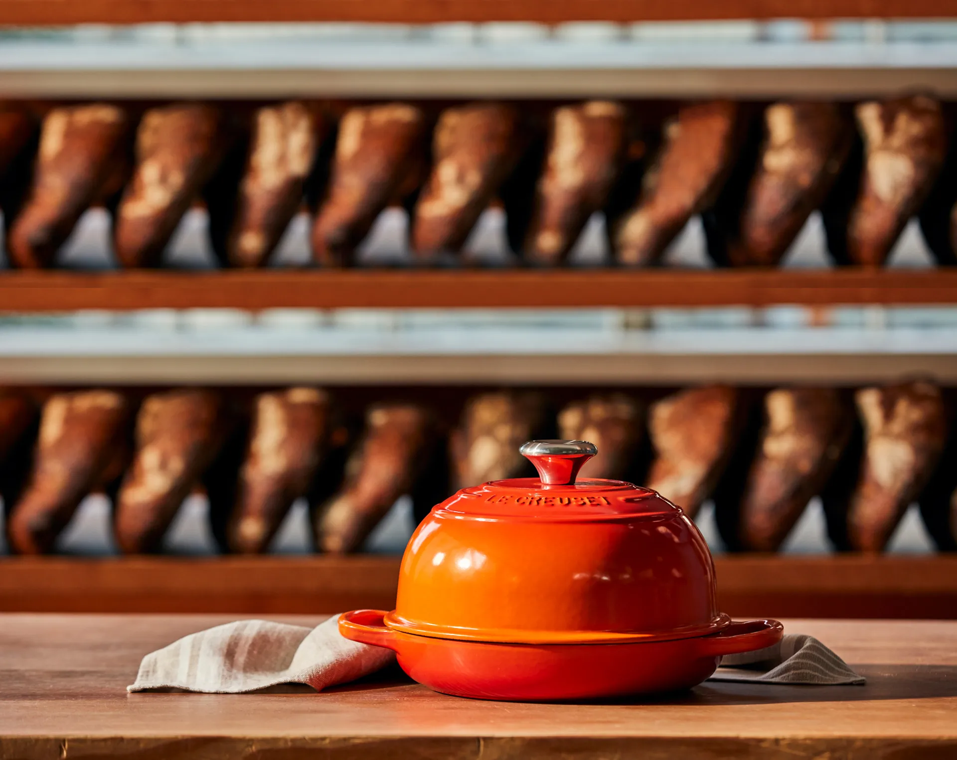 Le Creuset broodvorm gietijzer, Flame Le Creuset