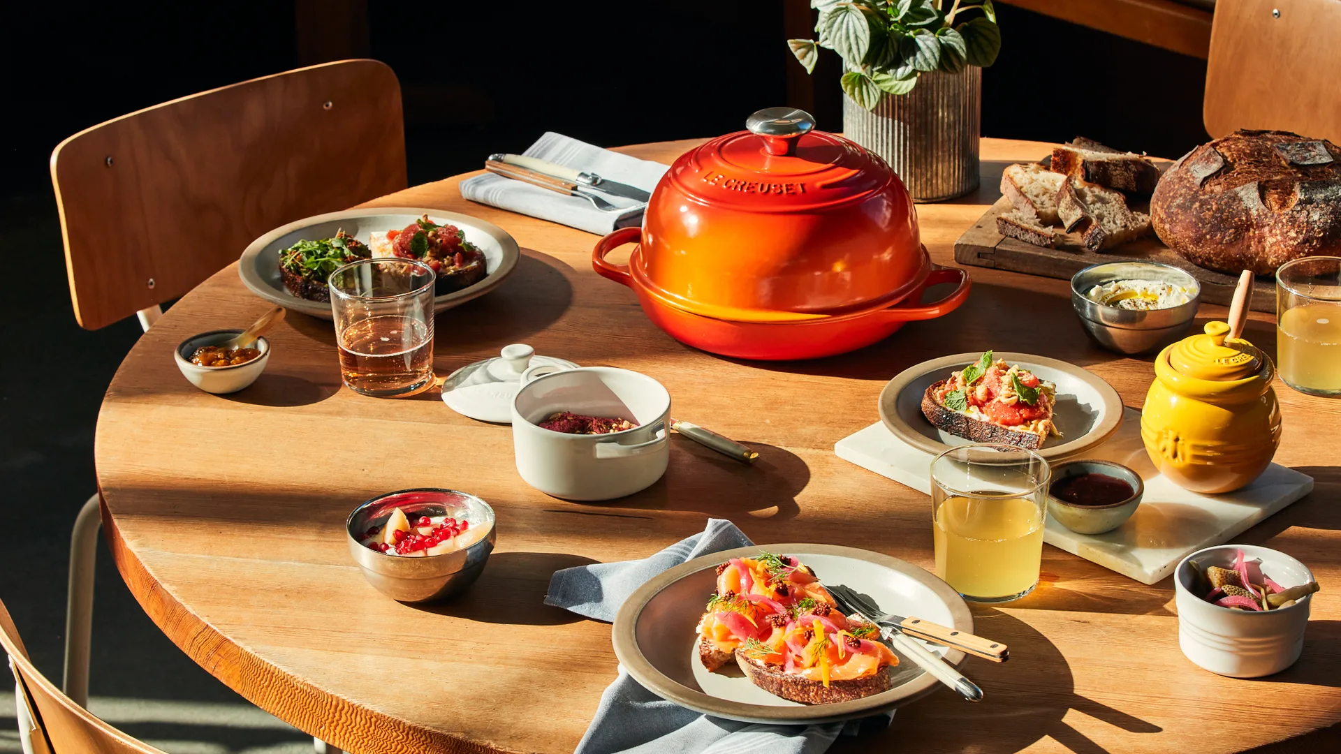 Le Creuset broodvorm gietijzer, Flame Le Creuset