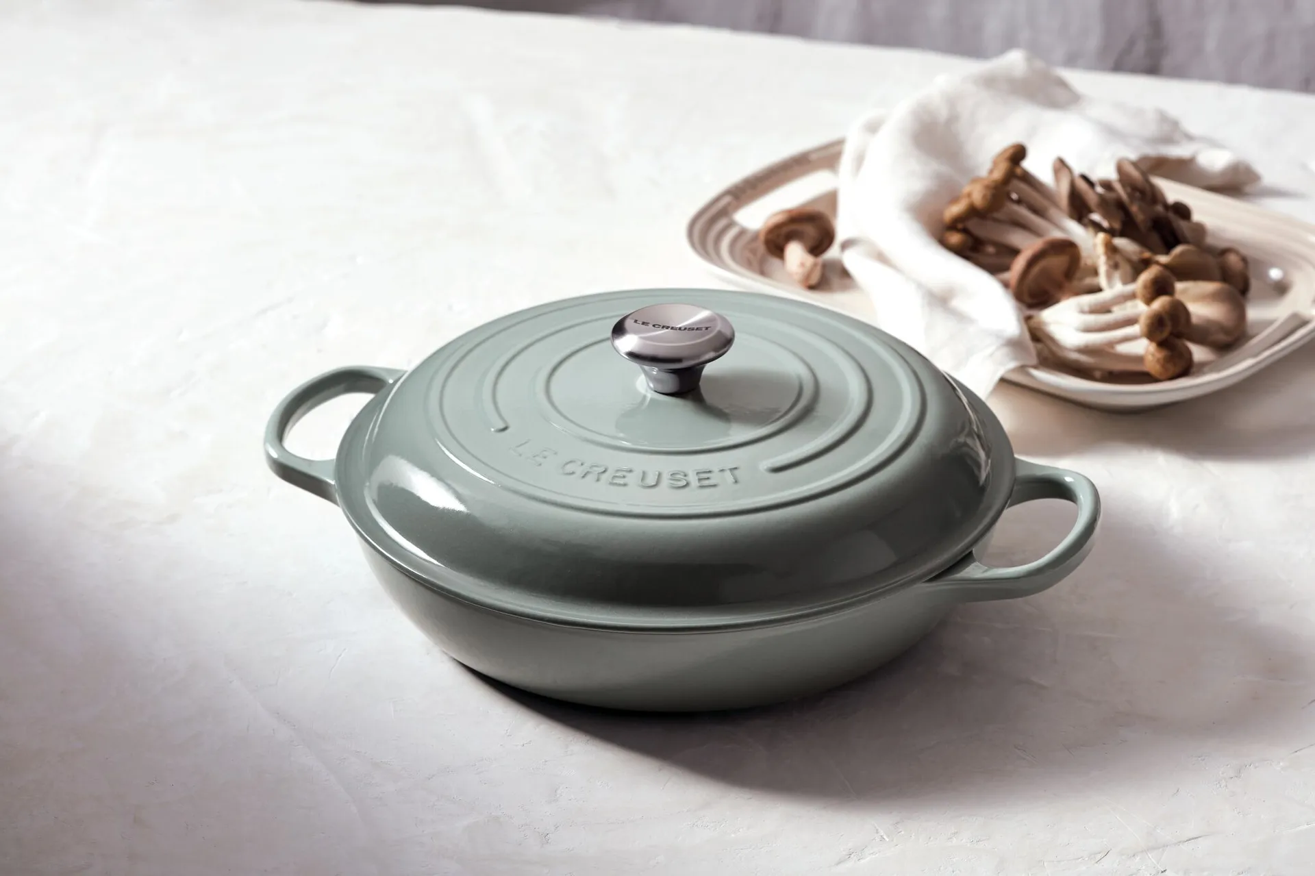 Le Creuset buffetbraadpan 3,5 l, Sea Salt Le Creuset