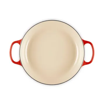 Le Creuset Classic gietijzeren buffetpan met glazen deksel - Cerise, 3,5 l - Le Creuset