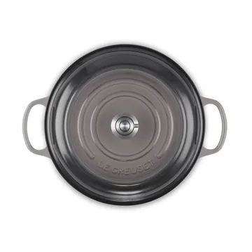 Le Creuset Classic gietijzeren buffetpan met glazen deksel - Flint, 3,5 l - Le Creuset