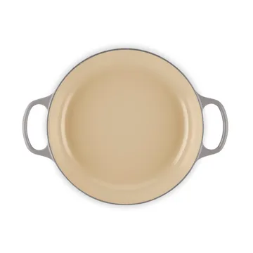 Le Creuset Classic gietijzeren buffetpan met glazen deksel - Flint, 3,5 l - Le Creuset