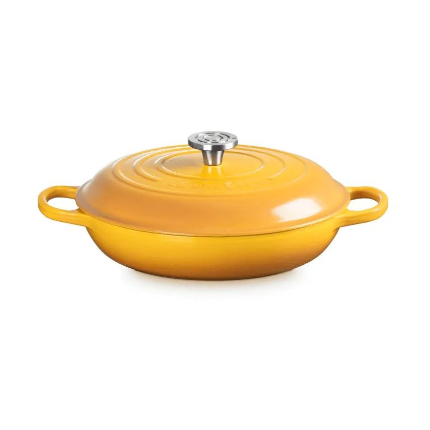 Le Creuset Classic gietijzeren buffetpan met glazen deksel, Nectar, 3,5 l Le Creuset
