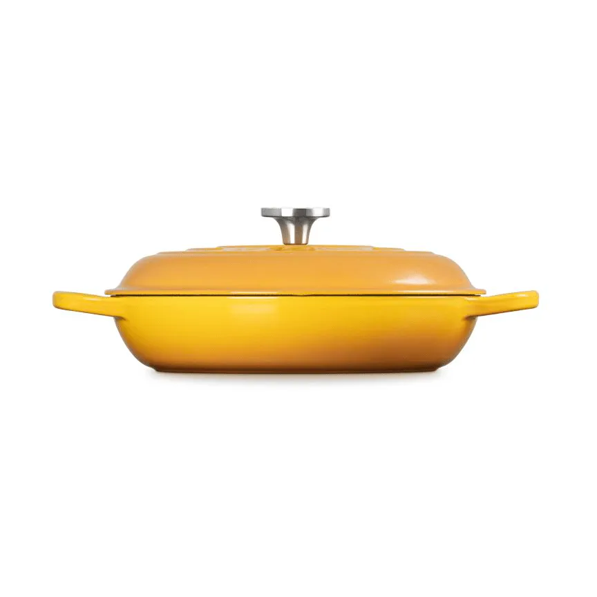 Le Creuset Classic gietijzeren buffetpan met glazen deksel, Nectar, 3,5 l Le Creuset