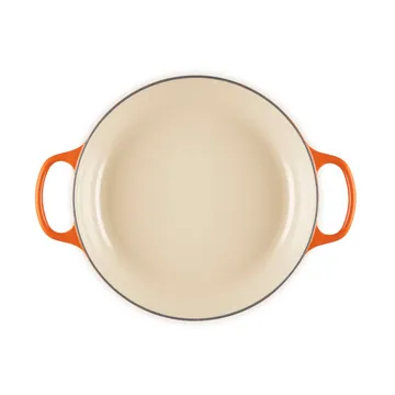 Le Creuset Classic gietijzeren buffetpan met glazen deksel - Volcanic, 3,5 l - Le Creuset