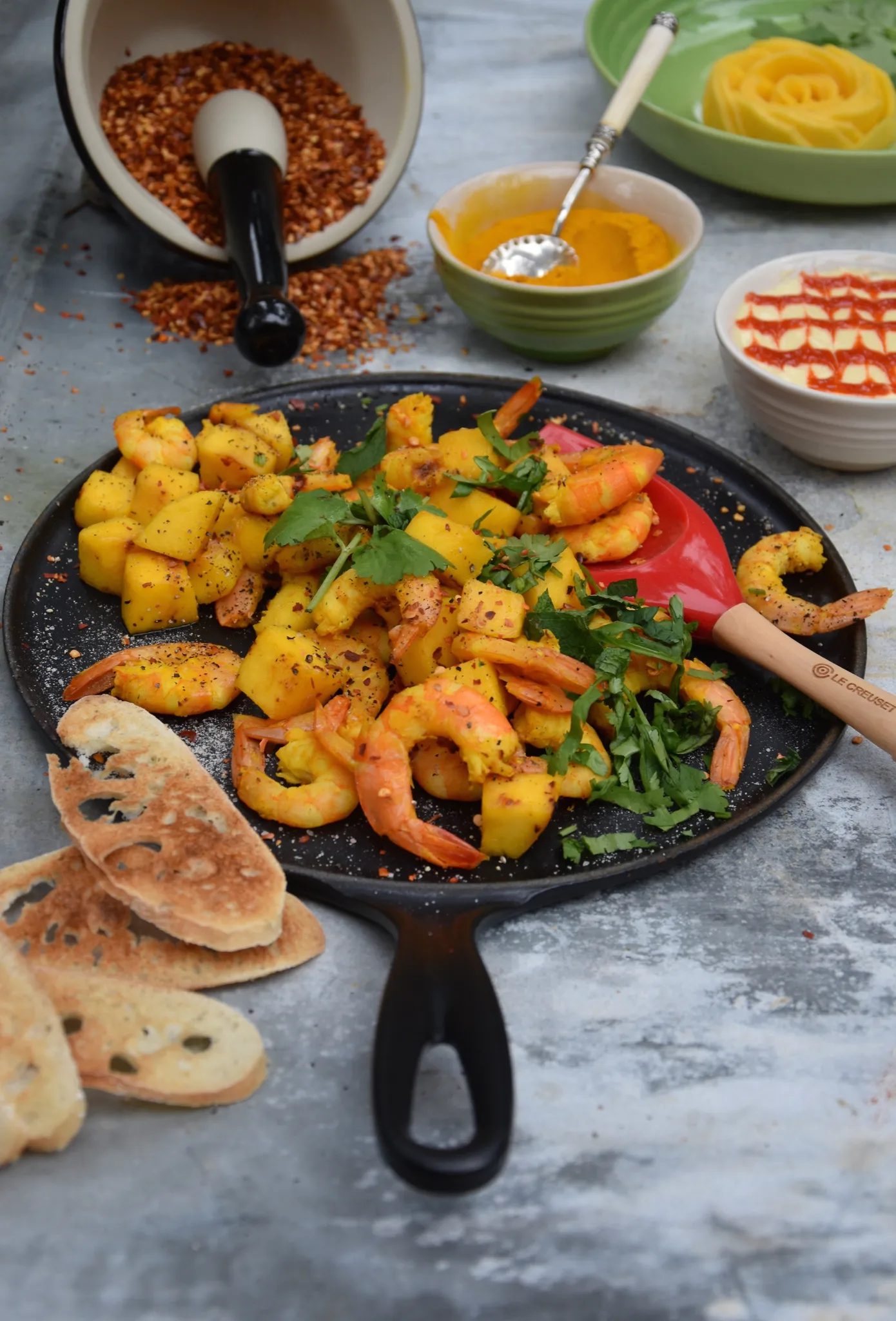 Le Creuset crêpespan gietijzer Ø27 cm, Matte black Le Creuset