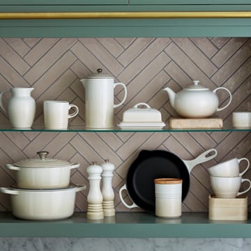 Le Creuset diepe koekenpan met gietijzeren handvat 26 cm - Meringue - Le Creuset