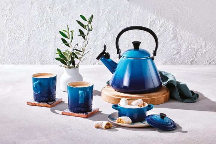 Le Creuset fluitketel Kone, Azure blue Le Creuset