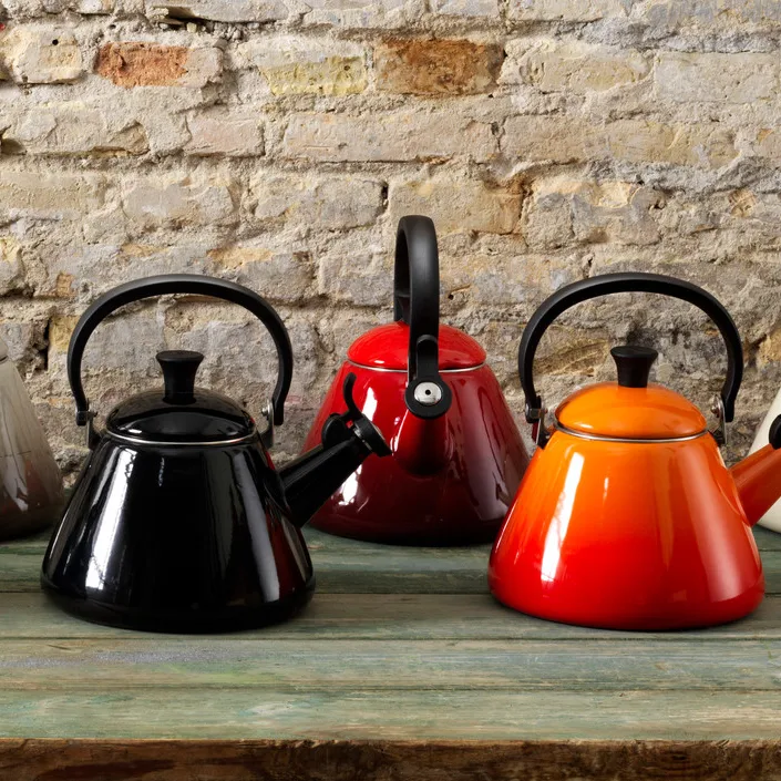 Le Creuset fluitketel Kone, Zwart Le Creuset