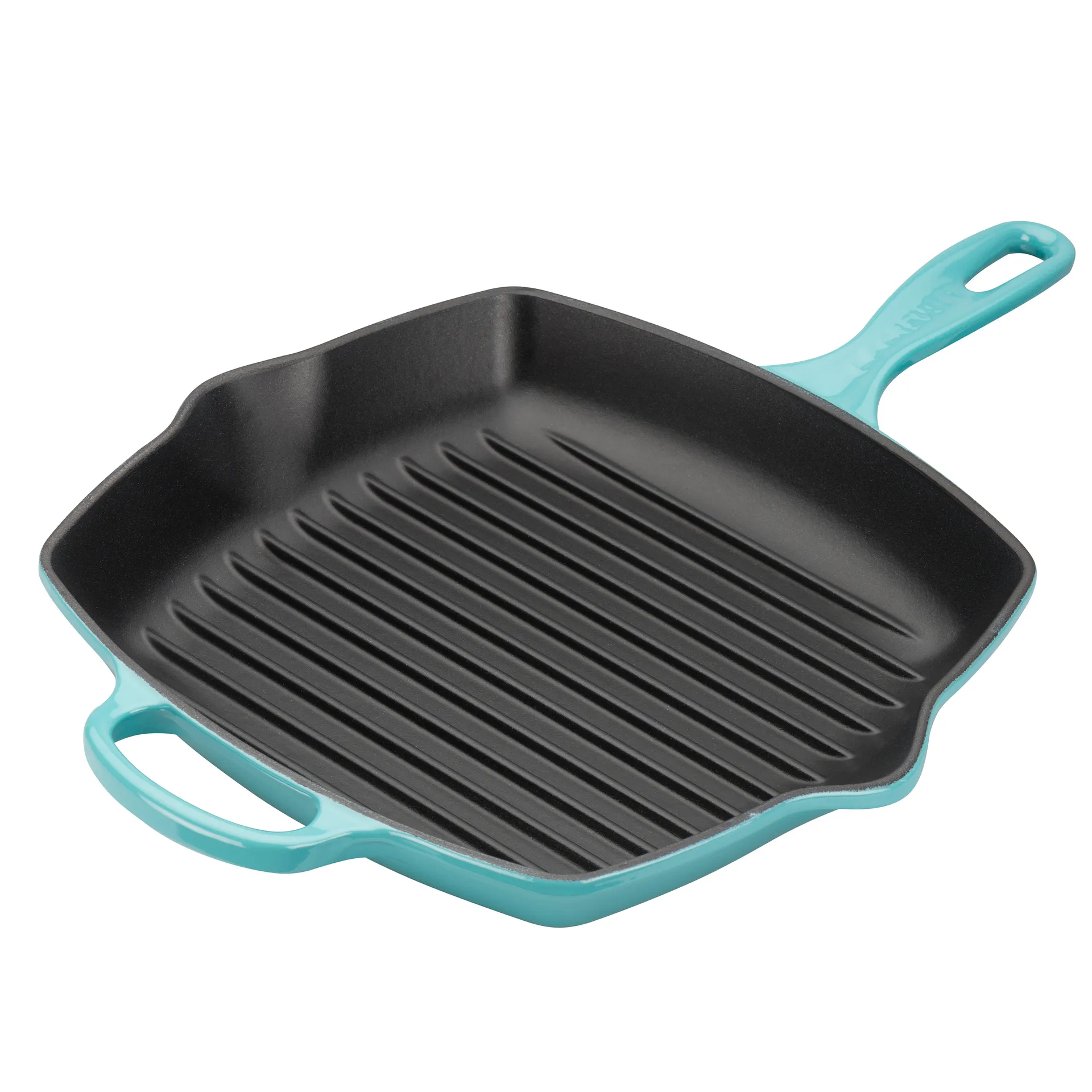 Le Creuset grillpan 26 cm, Caraïbisch blauw Le Creuset
