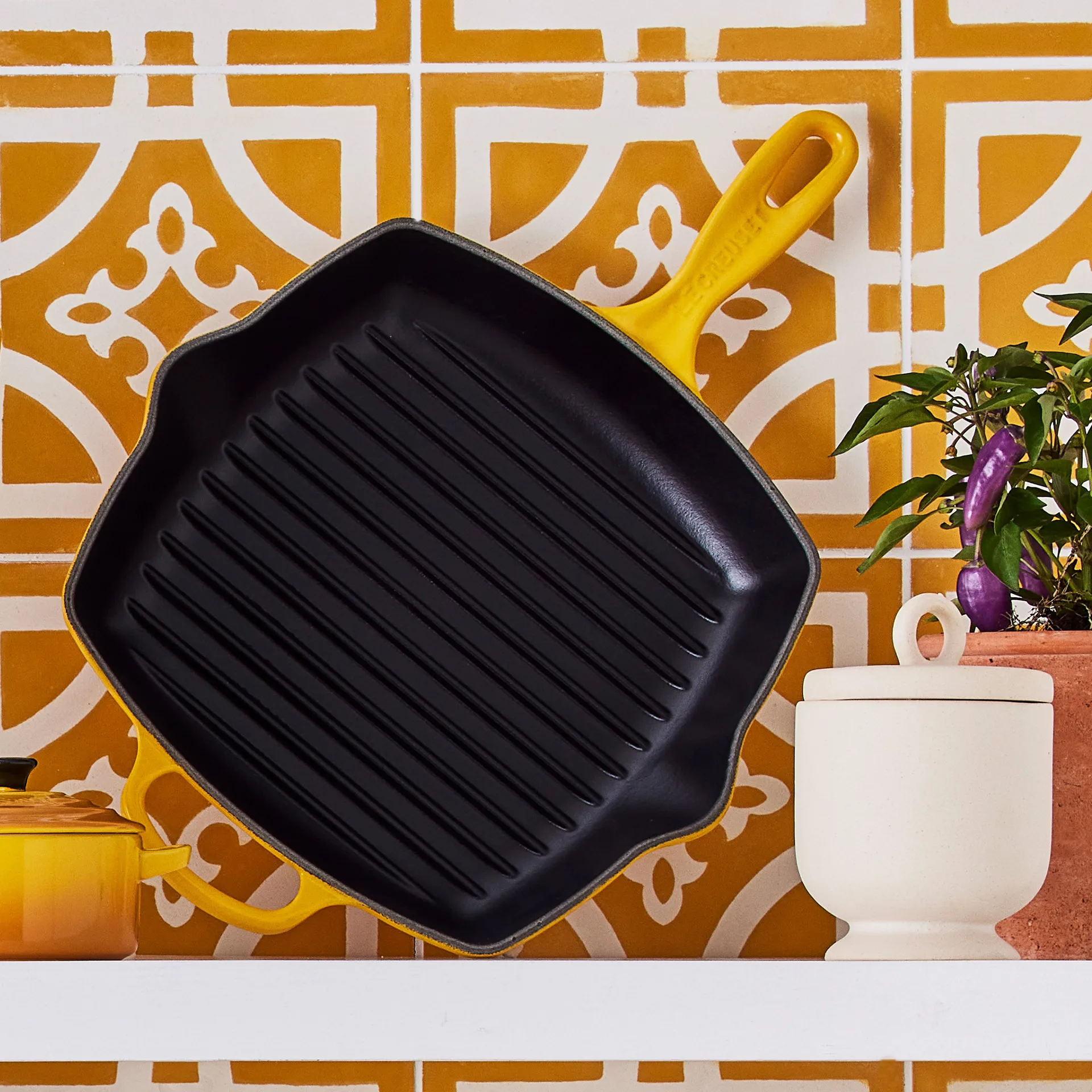 Le Creuset grillpan 26 cm, Nectar Le Creuset