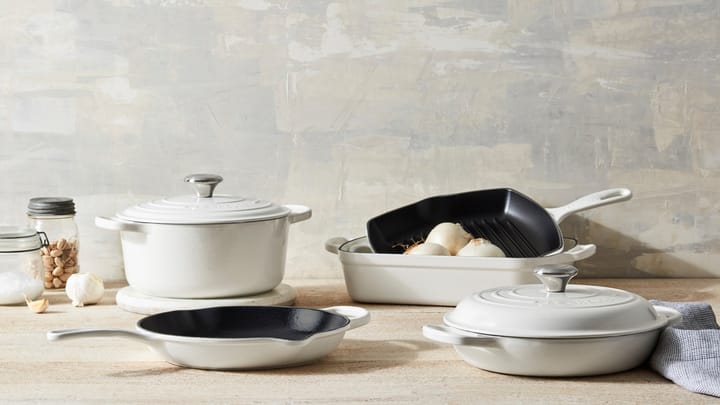 Le Creuset grillpan 26 cm, White Le Creuset