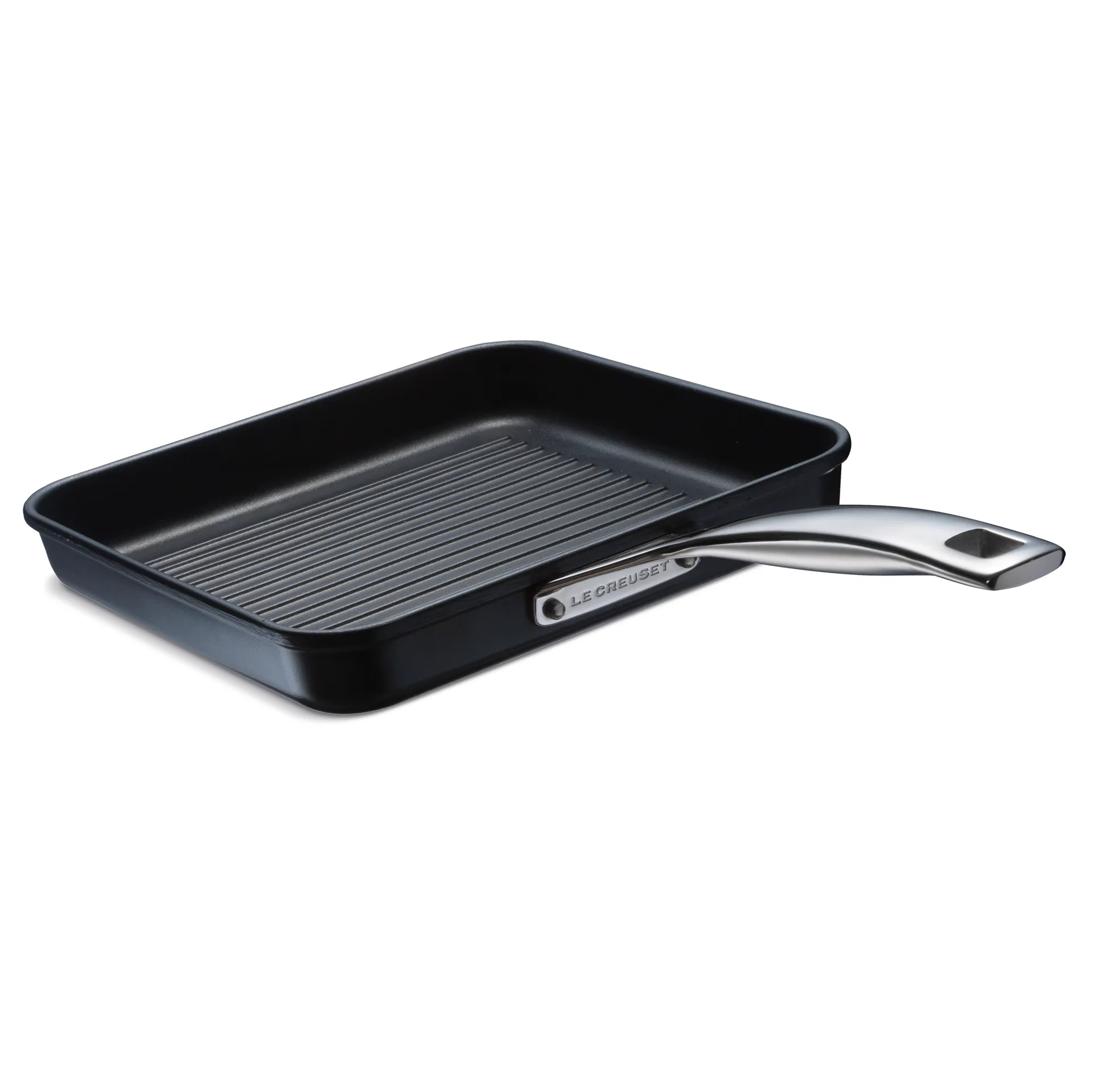 Le Creuset grillpan 28x28 cm, Zwart Le Creuset