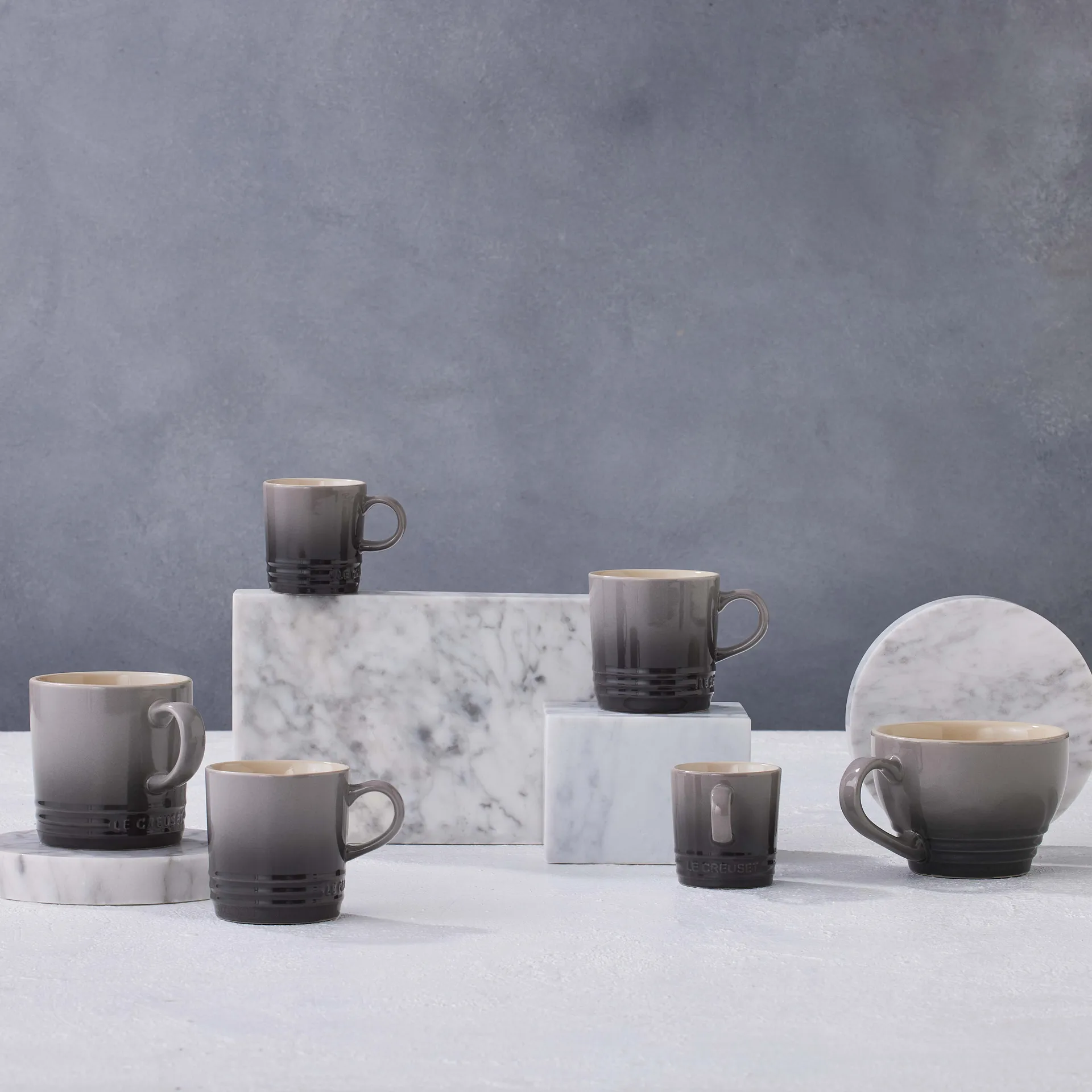 Le Creuset grote mok 40 cl, Flint Le Creuset