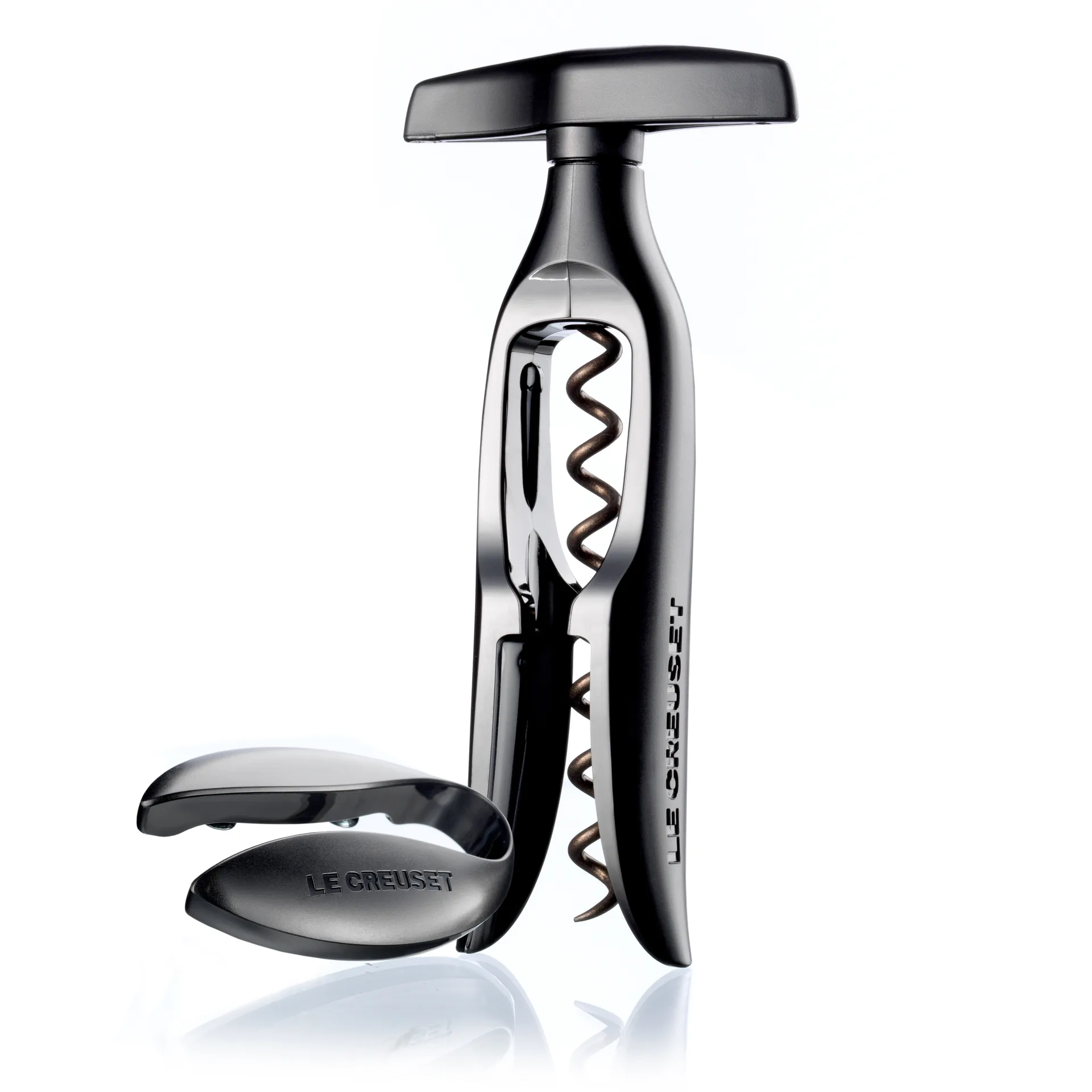 Le Creuset GS-110 kurkentrekker en foliesnijder set, Zwart Le Creuset