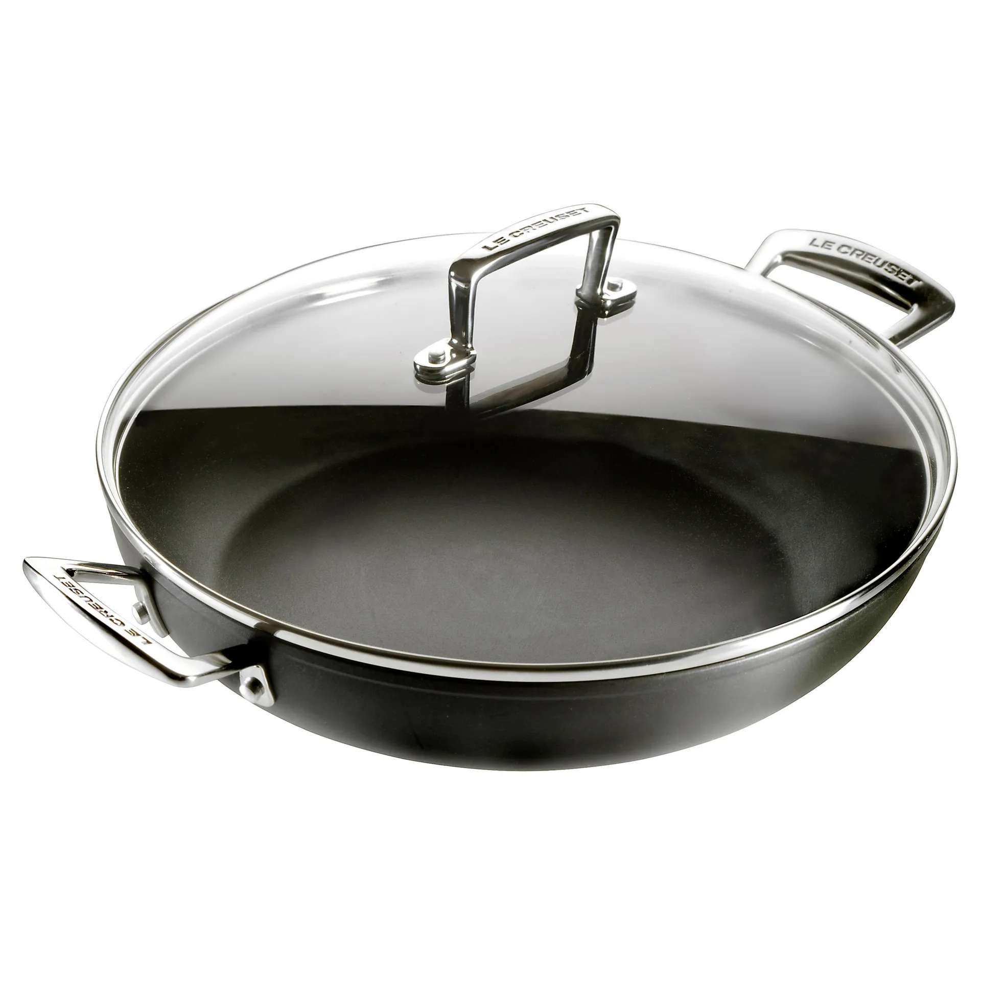 Le Creuset hapjesbraadpan met deksel, 30 cm Le Creuset