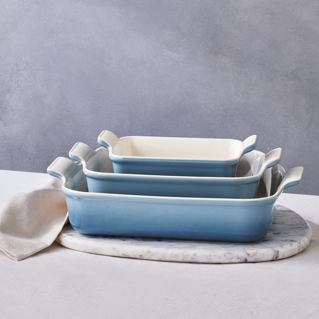 Le Creuset Heritage ovenschaal 26 cm, Chambray Le Creuset