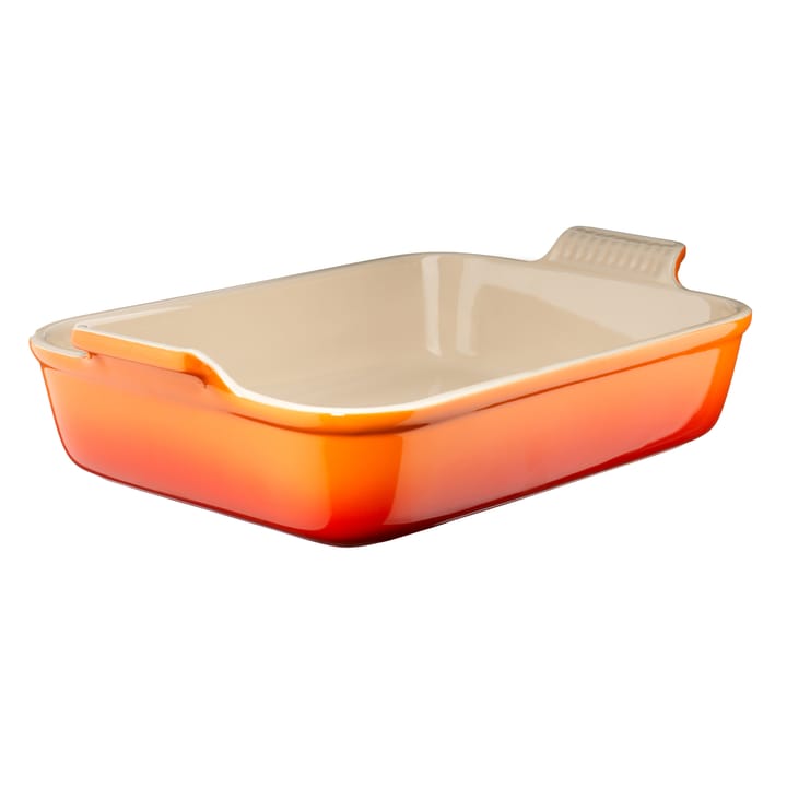 Le Creuset Heritage ovenschaal 26 cm - Oranjerood - Le Creuset