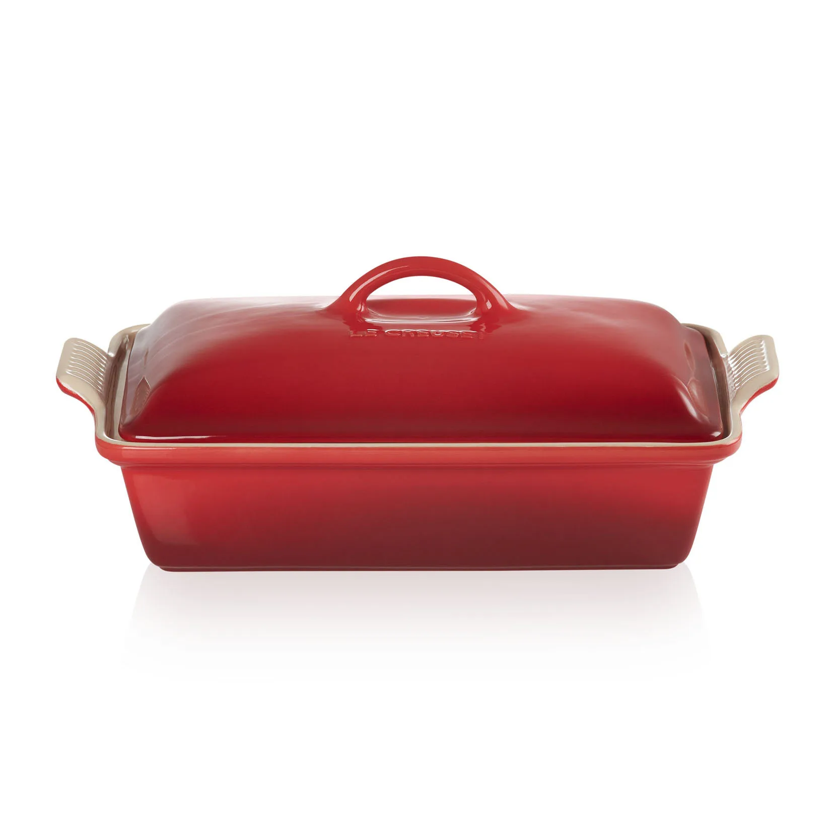 Le Creuset Heritage ovenschaal met deksel 3,8 l, Cerise Le Creuset