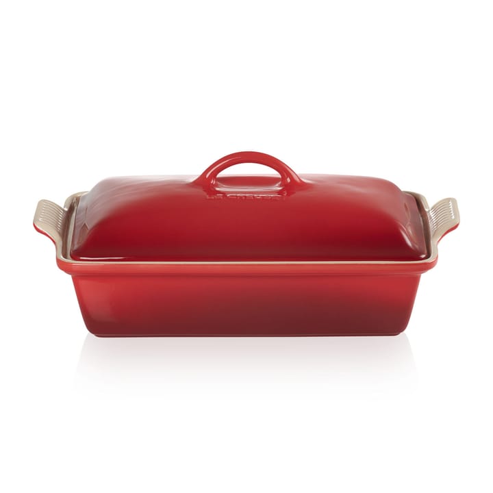 Le Creuset Heritage ovenschaal met deksel 3,8 l - Cerise - Le Creuset