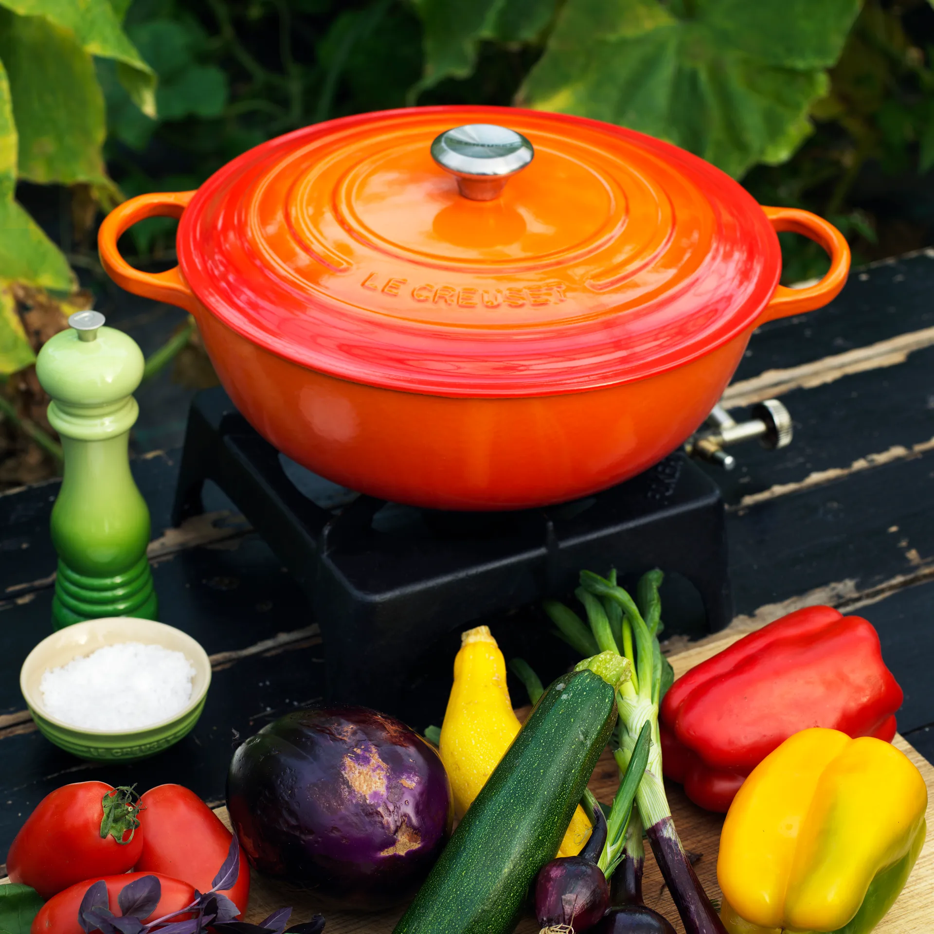Le Creuset koekenpan 32 cm, Volcanic Le Creuset