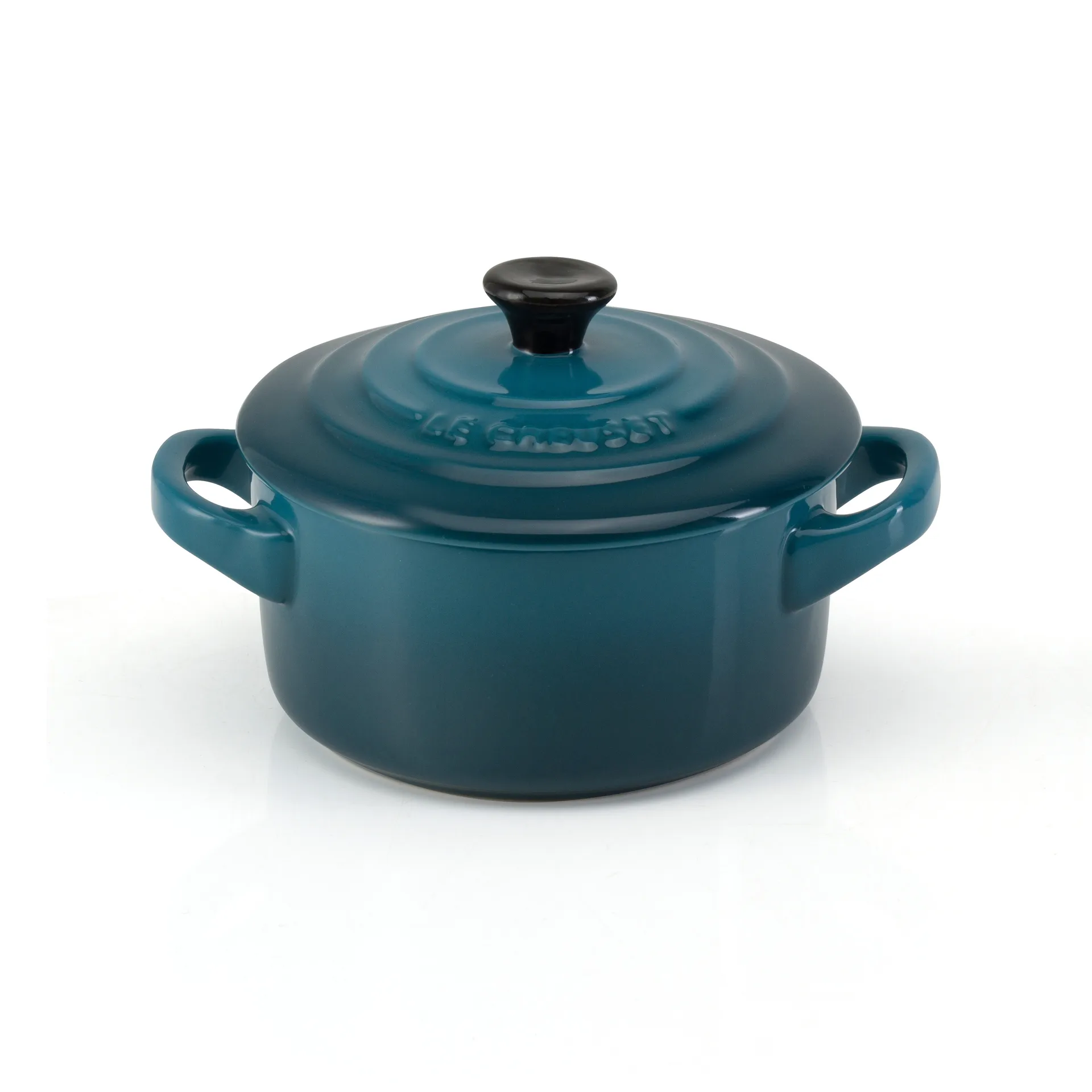 Le Creuset minibraadpan 10 cm, Diepgroenblauw Le Creuset